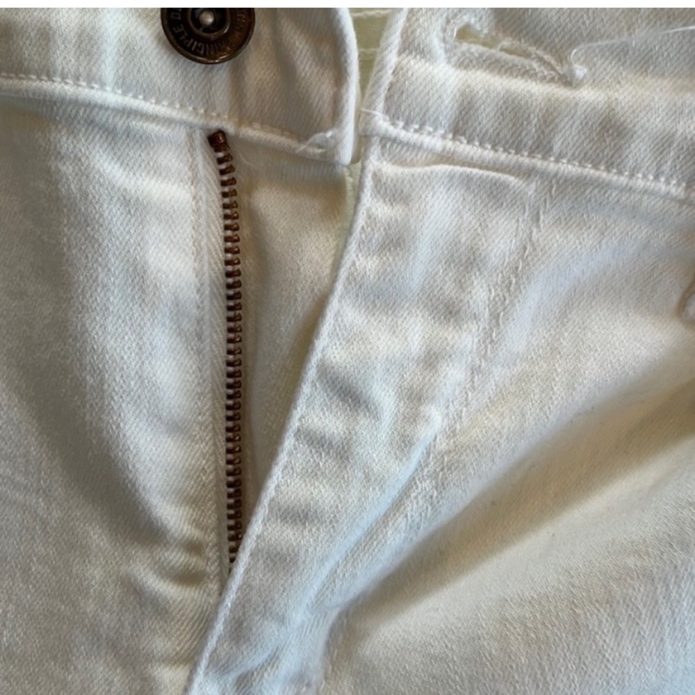 Principle Optimist Fringed Hem White Jeans  Size 31 - Picture 3 of 8